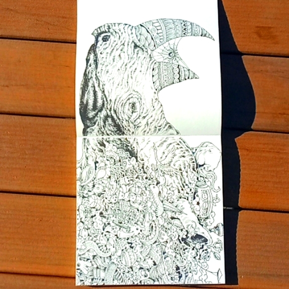 Animorphia Adult Coloring book - Picture 3 of 8